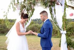 Le jour du mariage de Marie et Kévin